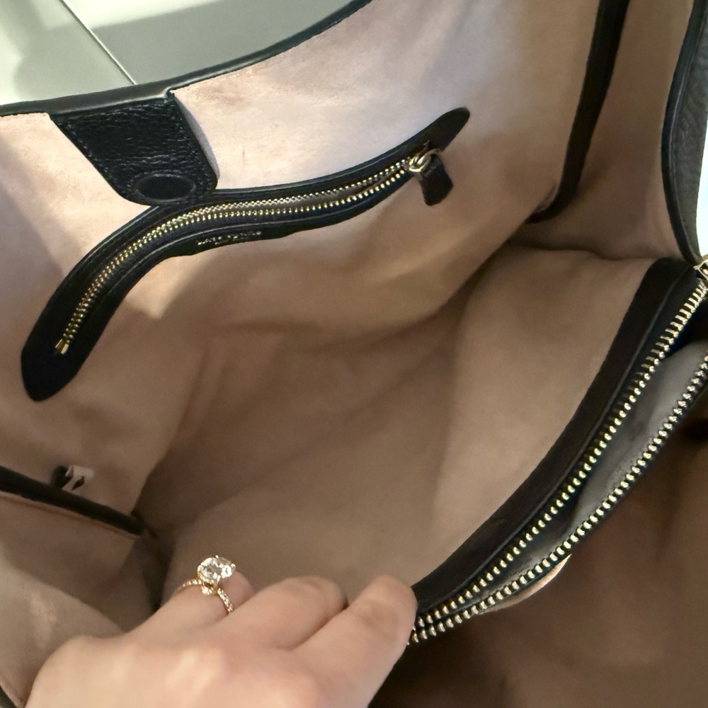 Kate Spade Black Leather Shoulder Bag - Picture 4 of 5